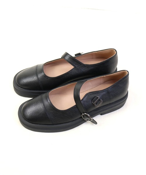 paravion(パラビオン)の「K/ワンストラップシューズ(その他シューズ・レディース・アイボリー/ブラック・37/38)」の8枚目の写真