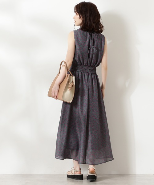N.（N. Natural Beauty Basic）（エヌエヌナチュラルビューティーベーシック）の「【S Size Line】◆ダークフローラルワンピース（ワンピース・レディース・グリーン系その他/ブルー系その他/ブラック系その他・SMALL/MEDIUM）」の18枚目の写真