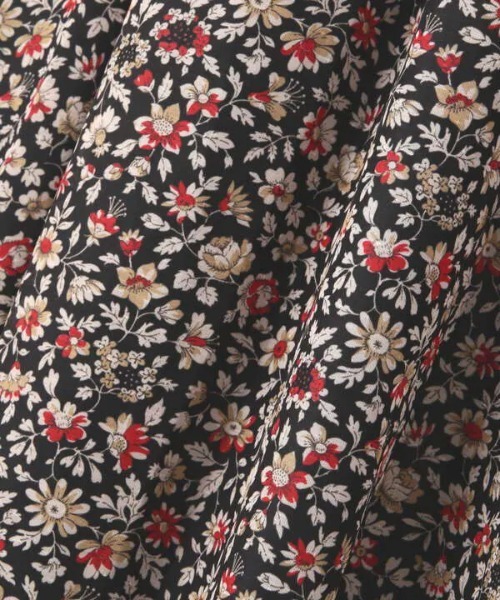 N.（N. Natural Beauty Basic）（エヌエヌナチュラルビューティーベーシック）の「【S Size Line】◆ダークフローラルワンピース（ワンピース・レディース・グリーン系その他/ブルー系その他/ブラック系その他・SMALL/MEDIUM）」の9枚目の写真