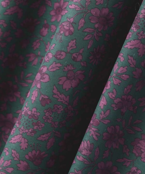 N.（N. Natural Beauty Basic）（エヌエヌナチュラルビューティーベーシック）の「【S Size Line】◆ダークフローラルワンピース（ワンピース・レディース・グリーン系その他/ブルー系その他/ブラック系その他・SMALL/MEDIUM）」の11枚目の写真