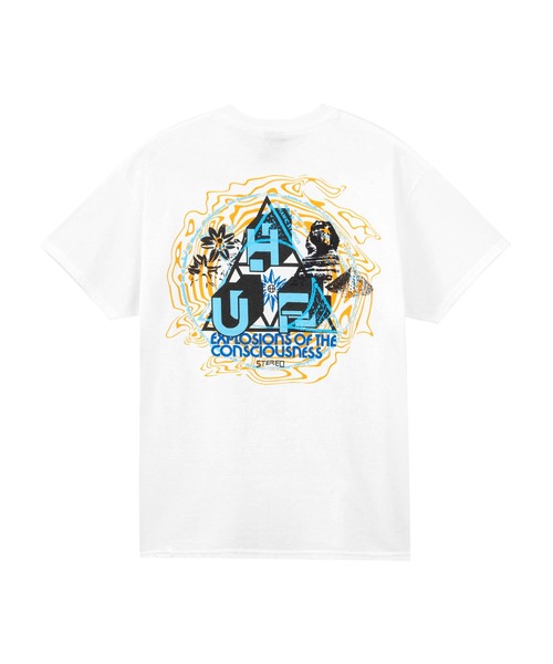 HUF（ハフ）の「EXPLOSIONS TT S/SL TEE   HUF ハフ  Tシャツ（Tシャツ/カットソー・メンズ・ホワイト/ブラック・SMALL/MEDIUM/LARGE/X-LARGE/XX-LARGE）」の6枚目の写真
