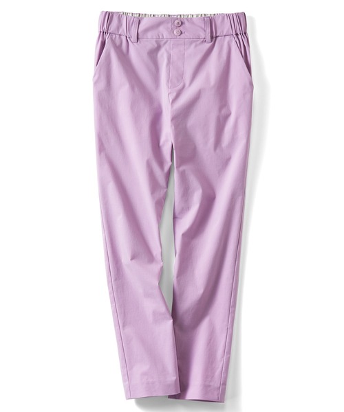 IEDIT（イディット）の「ＩＥＤＩＴ　ＵＶカット・吸汗速乾・接触冷感がうれしい　エアノビライト涼やかテーパードパンツ（その他パンツ・レディース・ネイビー/ライトブルー/ブラック/グレー/ラベンダー/グレー系その他・SMALL/MEDIUM/LARGE/X-LARGE/XX-LARGE/XXX-LARGE）」の8枚目の写真