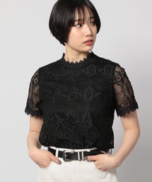 PAGEBOY | シシュウレースハイネックブラウス(シャツ/ブラウス)