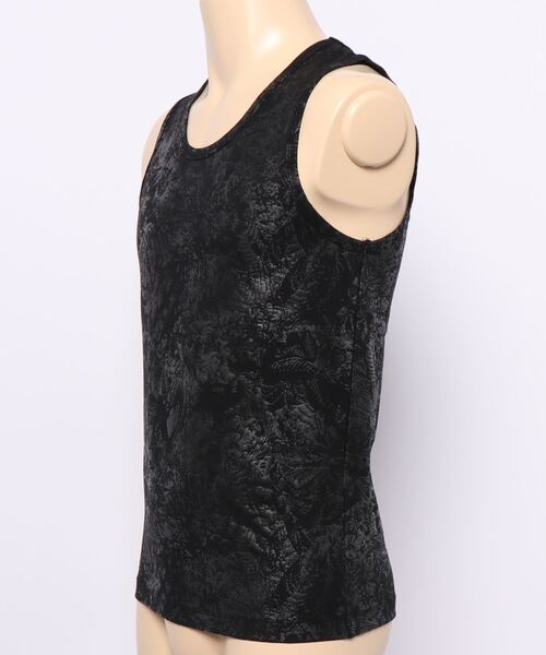 HIDEAWAYS NICOLE（ハイダウェイニコル）の「ボタニカル柄タンクトップ（タンクトップ・メンズ・ホワイト/ブラック/その他1・MEDIUM/LARGE）」の7枚目の写真