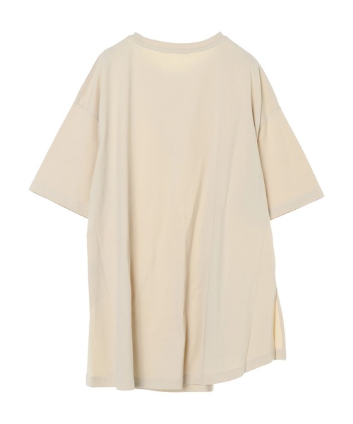 AMERICAN HOLIC（アメリカンホリック）の「フロントタック半袖カットチュニック　＊（Tシャツ/カットソー・レディース・ライトベージュ/オフホワイト/ラベンダー/ブラック・FREE）」の22枚目の写真