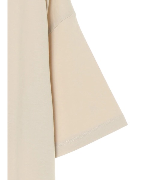 AMERICAN HOLIC（アメリカンホリック）の「フロントタック半袖カットチュニック　＊（Tシャツ/カットソー・レディース・ライトベージュ/オフホワイト/ラベンダー/ブラック・FREE）」の13枚目の写真