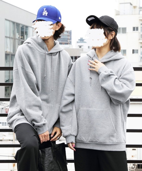 8(eight)(エイト)の「13オンス プルオーバービッグパーカー(パーカー・メンズ・ホワイト/オートミール/ブラック/ヘザーグレー・MEDIUM/LARGE)」の4枚目の写真