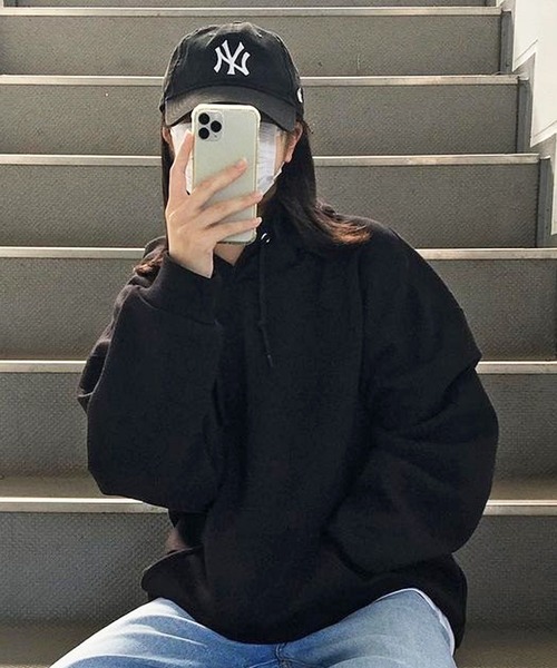 8(eight)(エイト)の「13オンス プルオーバービッグパーカー(パーカー・メンズ・ホワイト/オートミール/ブラック/ヘザーグレー・MEDIUM/LARGE)」の3枚目の写真