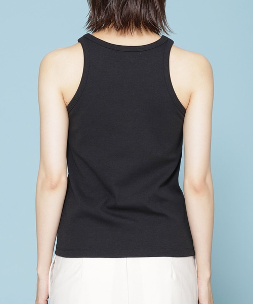 NANO universe(ナノユニバース)の「カップ付きアメリカンスリーブタンクトップ(タンクトップ・レディース・ブラック/グレー系その他4/アイボリー・36/38)」の17枚目の写真