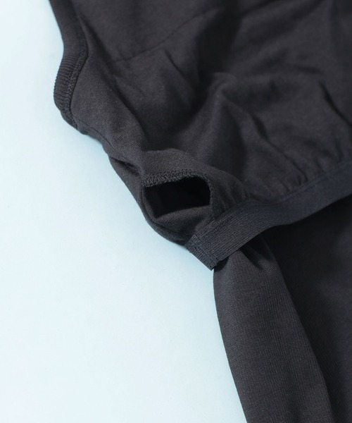 NANO universe(ナノユニバース)の「カップ付きアメリカンスリーブタンクトップ(タンクトップ・レディース・ブラック/グレー系その他4/アイボリー・36/38)」の9枚目の写真