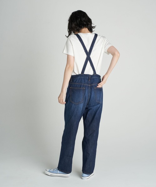 AMERICAN HOLIC(アメリカンホリック)の「デニムサロペット(サロペット/オーバーオール・レディース・インディゴブルー・M/L)」の4枚目の写真