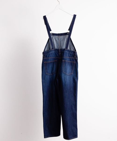 AMERICAN HOLIC(アメリカンホリック)の「デニムサロペット(サロペット/オーバーオール・レディース・インディゴブルー・M/L)」の9枚目の写真