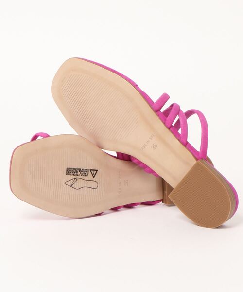 note et silence （ノートエシロンス）の「.._REMME ANTE LOOP SANDAL（サンダル・レディース・パープル/クリア・38/36/37）」の3枚目の写真