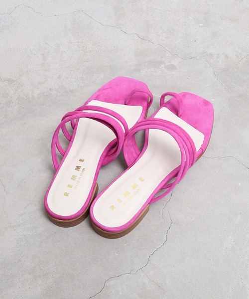 note et silence （ノートエシロンス）の「.._REMME ANTE LOOP SANDAL（サンダル・レディース・パープル/クリア・38/36/37）」の7枚目の写真