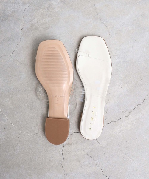 note et silence （ノートエシロンス）の「.._REMME ANTE LOOP SANDAL（サンダル・レディース・パープル/クリア・38/36/37）」の12枚目の写真