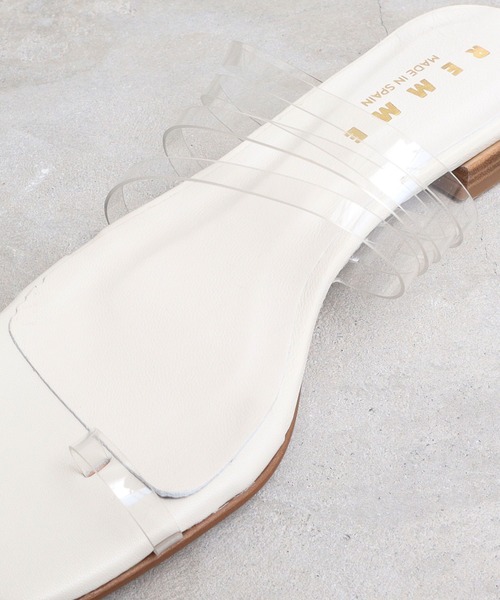 note et silence （ノートエシロンス）の「.._REMME ANTE LOOP SANDAL（サンダル・レディース・パープル/クリア・38/36/37）」の13枚目の写真