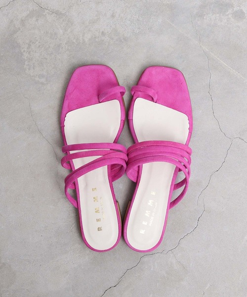 note et silence （ノートエシロンス）の「.._REMME ANTE LOOP SANDAL（サンダル・レディース・パープル/クリア・38/36/37）」の16枚目の写真