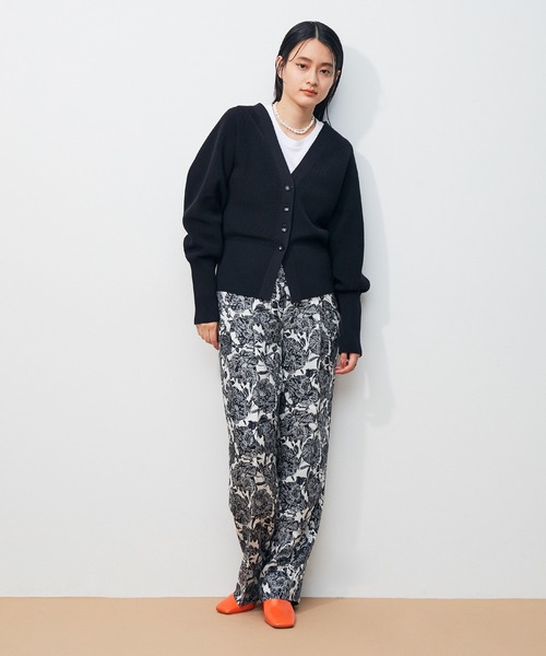 ADAM ET ROPE'（アダムエロペ）の「スクエアトゥレザーミュール（サンダル・レディース・ブラック/オレンジ・23.5cm/24.5cm/23.0cm/24.0cm）」の4枚目の写真