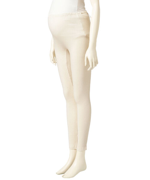 merrier BEAMS（メリアビームス）の「nanadecor / ナナリブ レギンス（マタニティウェア/グッズ・レディース・グレー/ピンク/ナチュラル・ONE SIZE）」の5枚目の写真