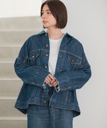 ニコアンド　2WAYデニムジャケット　ブルー niko and（ニコアンド）｜デニムジャケット（ブルー系）一覧