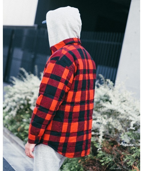 FIDELITY(フィデリティ)の「【FIDELITY フィデリティ】MEN'S ETERMIN REGULAR CPO DOWN PRINT(ダウンジャケット/コート・メンズ・グレー系その他/レッド系その他・SMALL/MEDIUM/LARGE)」の12枚目の写真