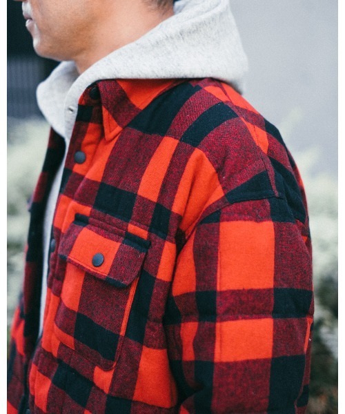 FIDELITY(フィデリティ)の「【FIDELITY フィデリティ】MEN'S ETERMIN REGULAR CPO DOWN PRINT(ダウンジャケット/コート・メンズ・グレー系その他/レッド系その他・SMALL/MEDIUM/LARGE)」の11枚目の写真