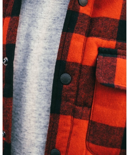 FIDELITY(フィデリティ)の「【FIDELITY フィデリティ】MEN'S ETERMIN REGULAR CPO DOWN PRINT(ダウンジャケット/コート・メンズ・グレー系その他/レッド系その他・SMALL/MEDIUM/LARGE)」の14枚目の写真