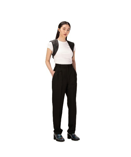 MSCHF（ミスチーフ）の「PROJECT MAGO_TAILORED PINTUCK TROUSERS（その他パンツ・レディース・ブラック/ブラウン・M/S）」の11枚目の写真