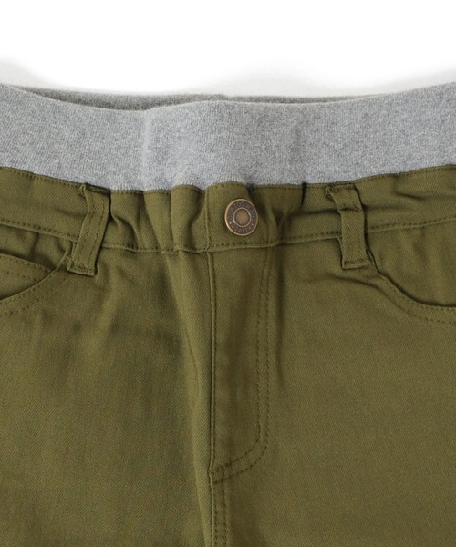 GLAZOS（グラソス）の「[スキニー]スーパーストレッチ・チノパンツ（チノパンツ・キッズ・カーキ・170cm/140cm/160cm/150cm/130cm）」の2枚目の写真