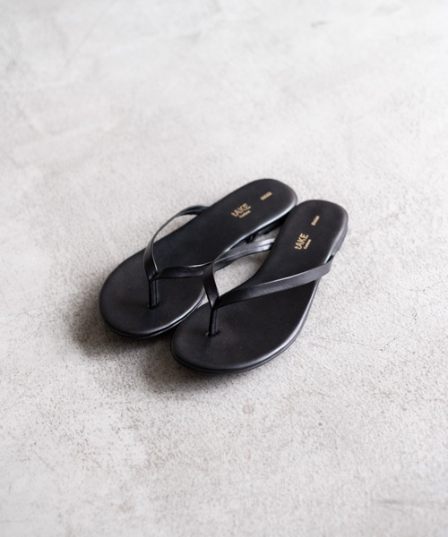 Kastane（カスタネ）の「フェイクレザートングサンダル（サンダル・レディース・ダークブラウン/オリーブ/ブラック・37/36/38）」の9枚目の写真