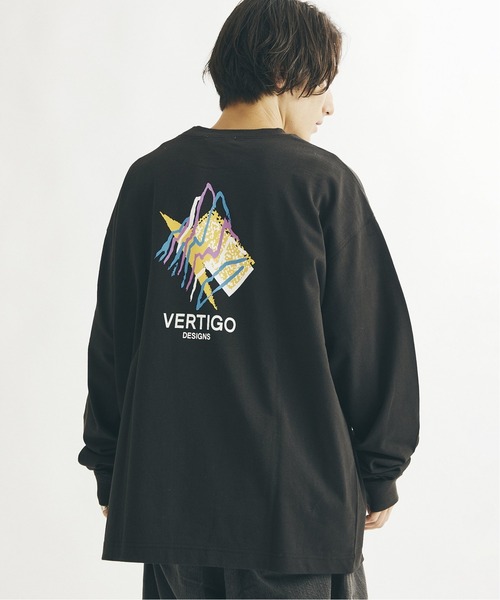 JOURNAL STANDARD(ジャーナルスタンダード)の「【VERTIGO DESIGNS×JS/ バーティゴデザイン】別注 バックプリント ロンT(Tシャツ/カットソー・メンズ・ホワイト/ホワイト系その他/ブラック・LARGE/MEDIUM)」の3枚目の写真