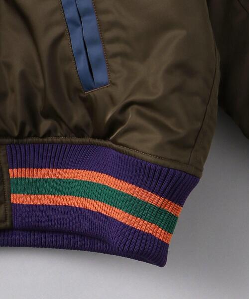 kolor（カラー）の「＜kolor（カラー）＞ ヴァーシティジャケット■■■（スタジャン・メンズ・ダークブラウン・1/2/3）」の7枚目の写真