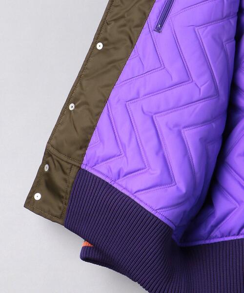 kolor（カラー）の「＜kolor（カラー）＞ ヴァーシティジャケット■■■（スタジャン・メンズ・ダークブラウン・1/2/3）」の8枚目の写真