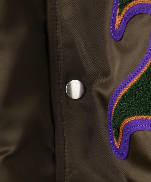 kolor（カラー）の「＜kolor（カラー）＞ ヴァーシティジャケット■■■（スタジャン・メンズ・ダークブラウン・1/2/3）」の4枚目の写真