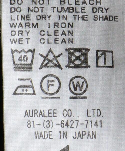 AURALEE（オーラリー）の「＜AURALEE＞ハイネックロングスリーブプルオーバー Ψ（Tシャツ/カットソー・レディース・ブラック/ホワイト・1）」の10枚目の写真