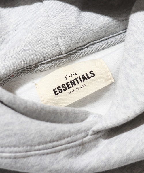 FOG ESSENTIALS（エフオージーエッセンシャルズ）の「FOG ESSENTIALS/エッセンシャルズ BOXY PULLOVER HOODIE プルオーバーパーカー バックロゴ ビッグシルエット（パーカー・メンズ・ブラック/グレー/クリーム・S/M/L/XL）」の7枚目の写真