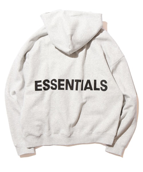 FOG ESSENTIALS（エフオージーエッセンシャルズ）の「FOG ESSENTIALS/エッセンシャルズ BOXY PULLOVER HOODIE プルオーバーパーカー バックロゴ ビッグシルエット（パーカー・メンズ・ブラック/グレー/クリーム・S/M/L/XL）」の16枚目の写真