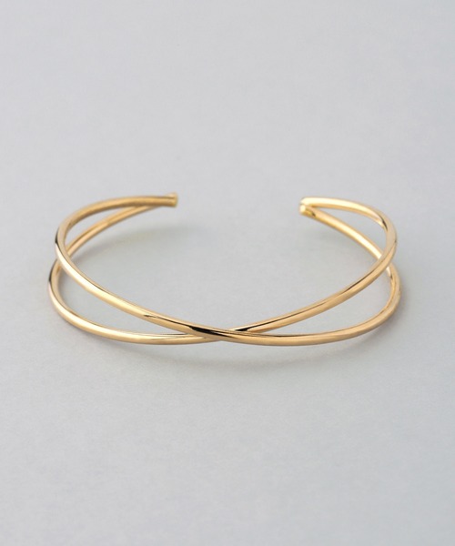 ANEMONE（アネモネ）の「クロスメタルバングル（バングル/リストバンド・レディース・ゴールド・FREE）」の3枚目の写真