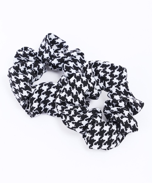 WC（ダブル シー）の「千鳥柄2Pシュシュ（シュシュ・レディース・その他1・FREE）」の5枚目の写真