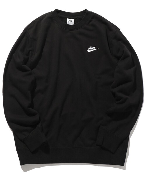 NIKE(ナイキ)の「WEB限定 NIKE/ナイキ クラブ フレンチテリー クルースウェット(スウェット・メンズ・ブラック/グレー・MEDIUM/X-LARGE/LARGE/SMALL/XX-LARGE)」の2枚目の写真