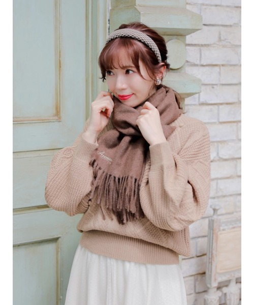 Areeam（アリーム）の「ﾊｳﾝﾄﾞﾄｩｰｽﾁｪｯｸｶﾁｭｰｼｬ（カチューシャ・レディース・ブラック/ブラウン・FREE）」の4枚目の写真