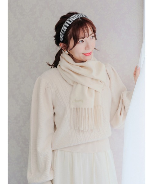 Areeam（アリーム）の「ﾊｳﾝﾄﾞﾄｩｰｽﾁｪｯｸｶﾁｭｰｼｬ（カチューシャ・レディース・ブラック/ブラウン・FREE）」の6枚目の写真