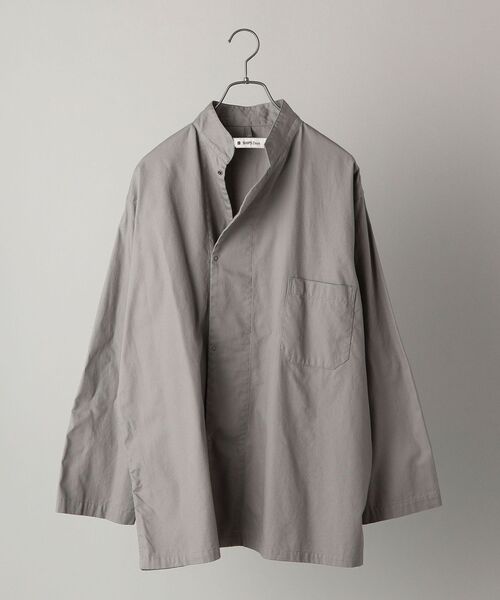 SHIPS Days（シップスデイズ）の「SHIPS Days: オックスフォード ホスピタル シャツジャケット（カバーオール・メンズ・ネイビー/グレー・MEDIUM/LARGE）」の12枚目の写真