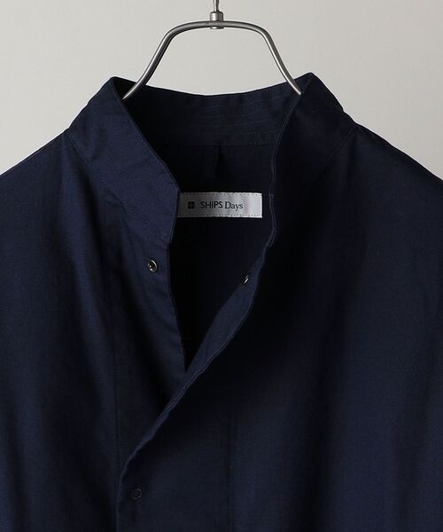 SHIPS Days（シップスデイズ）の「SHIPS Days: オックスフォード ホスピタル シャツジャケット（カバーオール・メンズ・ネイビー/グレー・MEDIUM/LARGE）」の15枚目の写真