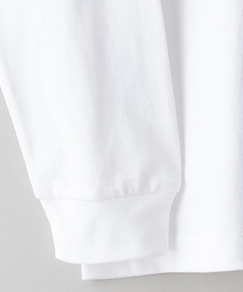 HANES(ヘインズ)の「【HANES/ヘインズ】BEFFY LONGSLEEVE TEE/ビーフィー/ロンT/無地/ユニセックス ヘビーウェイト(Tシャツ/カットソー・メンズ・グレー/ネイビー/ブラック/チャコールグレー/ホワイト・X-LARGE/LARGE/SMALL/MEDIUM/X-SMALL)」の8枚目の写真