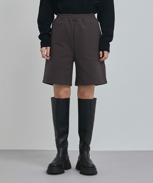 CITY TOKYO（シティトウキョウ）の「シルケット加工スウェットショートパンツ（スウェットパンツ・レディース・ホワイト/ダークグレー・1/2）」の21枚目の写真