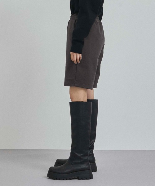 CITY TOKYO（シティトウキョウ）の「シルケット加工スウェットショートパンツ（スウェットパンツ・レディース・ホワイト/ダークグレー・1/2）」の22枚目の写真