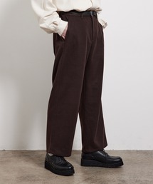 JUNRED | 【セットアップ対応】エアリーストレッチフラノワイドストレートパンツ(その他パンツ)