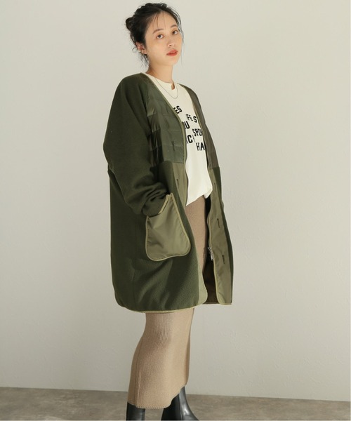 STAMMBAUM(シュタンバーム)の「《別注》【STAMMBAUM/シュタンバウム】USオーバーコートライナー◆(その他アウター・レディース・カーキ・FREE)」の10枚目の写真