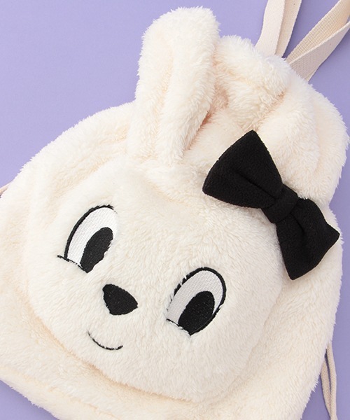 by LOVEiT(バイラビット)の「トートバッグ(ラビコ・ビビ)【もこもこ】【くま柄】(トートバッグ・キッズ・ベージュ/アイボリー・FREE)」の9枚目の写真